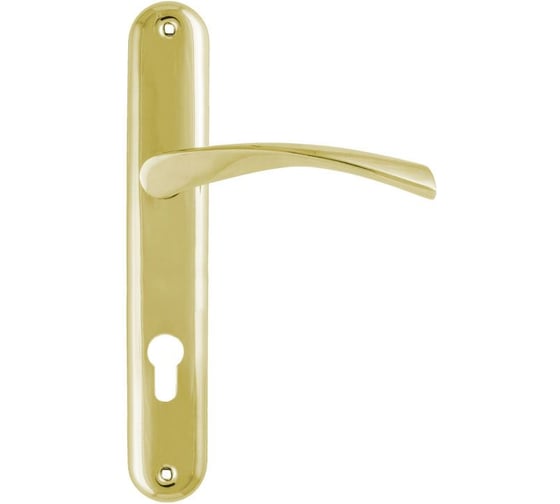 Изображение товара Дверная ручка на планке НОРА-М N100-85 мм золото 11980