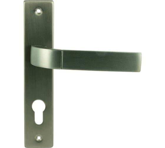 Изображение товара Дверная ручка на планке НОРА-М N107-70 мм графит 16663