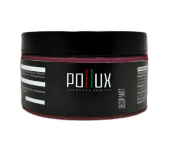 Изображение товара Краска для мебели Pollux без запаха, матовая, быстросохнущая, для кухни, дерева, декора, акриловая Decor Matt, объем 250 мл, цвет пурпурный (RAL 4006) PDM-4006-025L