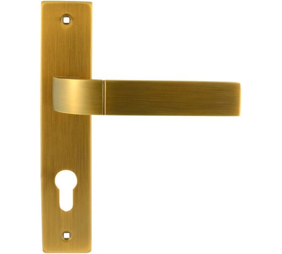 Изображение товара Дверная ручка на планке НОРА-М N107-70 мм мат.кофе 16262