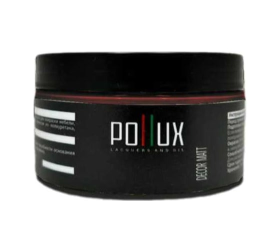 Изображение товара Краска для мебели Pollux без запаха, матовая, быстросохнущая, для кухни, дерева, декора, акриловая Decor Matt, объем 250 мл, цвет винно-красный (RAL 3005) PDM-3005-025L