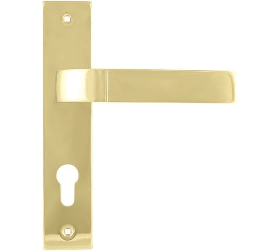 Изображение товара Дверная ручка на планке НОРА-М N107-70 мм золото 16260