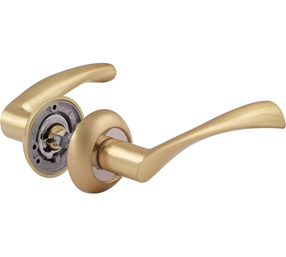 Изображение товара Дверная ручка НОРА-М 100А AL мат.золото 15300