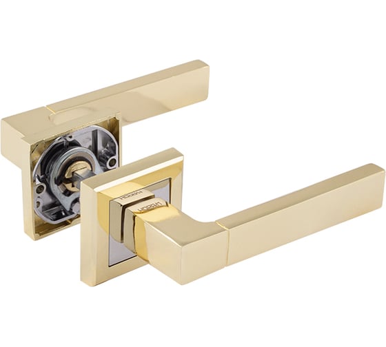 Изображение товара Дверная ручка НОРА-М 109К AL золото 16131