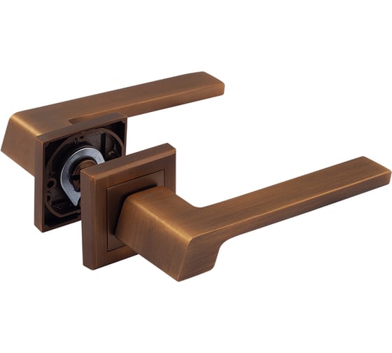 Изображение товара Дверная ручка НОРА-М 111К AL мат.кофе 16259