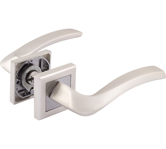 Изображение товара Дверная ручка НОРА-М 112К AL белый жемчуг 16589