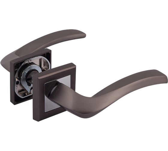 Изображение товара Дверная ручка НОРА-М 112К AL графит 16588