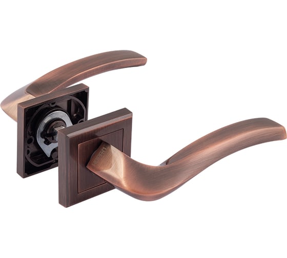 Изображение товара Дверная ручка НОРА-М 112К AL ст.медь 16848