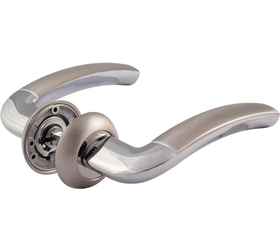 Изображение товара Дверная ручка НОРА-М 23А AL мат.хром/хром 16049