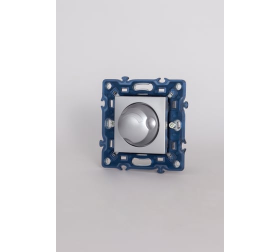 Изображение товара Диммер ELBI Moda Vox 300W M+K серый металлик 611-041032-292