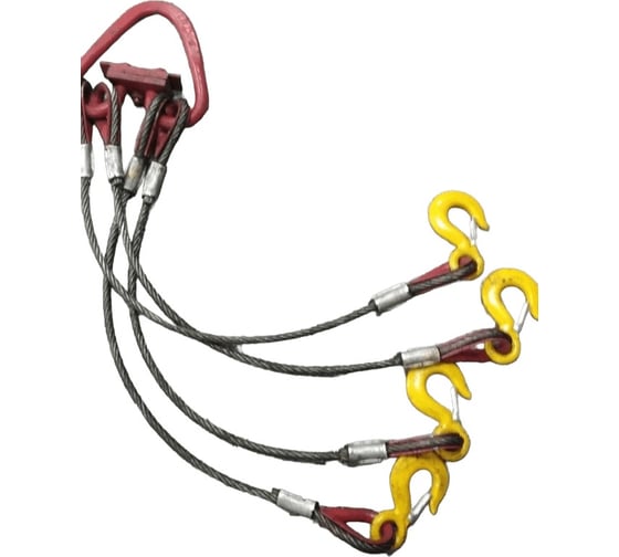 Изображение товара Строп канатный четырехветвевой ООО ПКФ Сварком ПАУК втулка 4СК-5 т 6 м cр09424