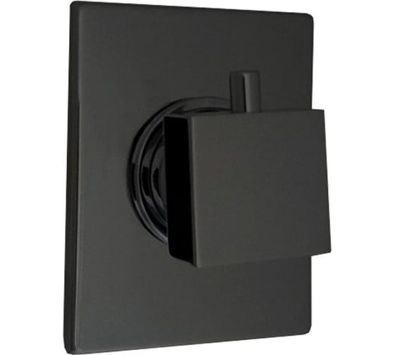 Изображение товара Встраиваемый дивертор Paini Grazia на 3 выхода, покрытие PVD матовый черный 33030