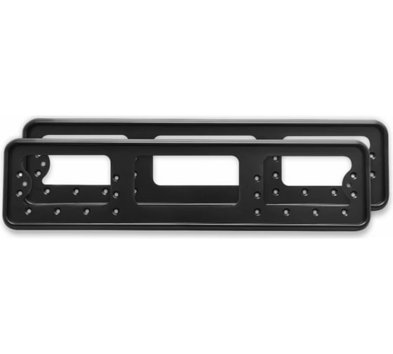 Изображение товара Рамка для номера автомобиля DEFLY, пластиковая, черная, 2 шт DAB006-b-2