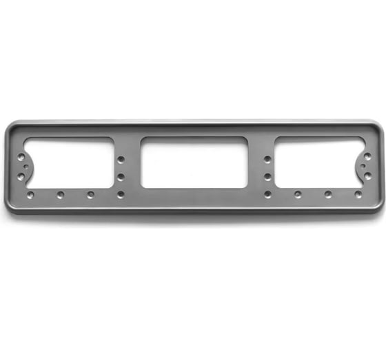Изображение товара Рамка для номера автомобиля DEFLY, пластиковая, серая DAB006-g