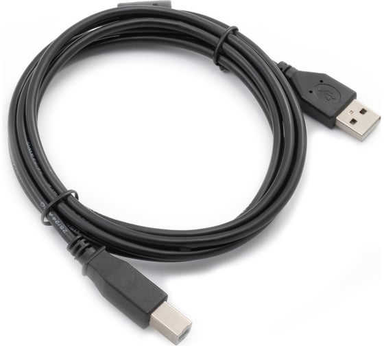 Изображение товара Кабель А1 USB 2.0 PRO 1.8 м., ферритовое кольцо, 2.0, разъемы USB Am-Bm A1-CPROF1-USB20AB-1.8M