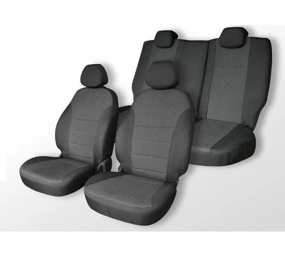 Изображение товара Чехлы на сиденья DEFLY Suzuki SX4, 2006-2016, хэтчбек, задний ряд 60/40, жаккард Sz1-2