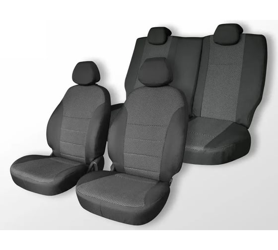 Изображение товара Чехлы на сиденья DEFLY Toyota Corolla Fielder (E160), 2012-н.в., Hybrid, жаккард Ty45-2