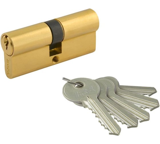 Изображение товара Цилиндровый механизм НОРА-М STD AL Л-70 35-35 золото 15274