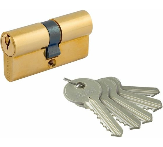 Изображение товара Цилиндровый механизм НОРА-М STD AL Л-60 30-30 золото 15200