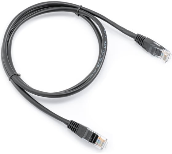 Изображение товара Кабель патч-корд А1 1 м., U/UTP, 5e, CCA, черный A1-LCU5E-1M-BK