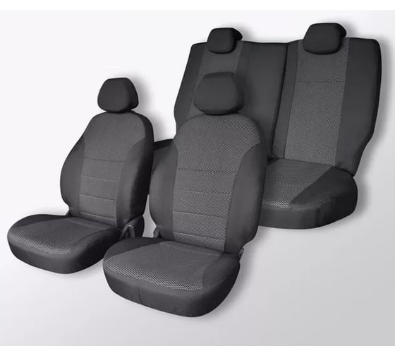 Изображение товара Чехлы на сиденья DEFLY Honda Freed, 2008-2016, 4 места, капитанские кресла, жаккард Hon10-5-2