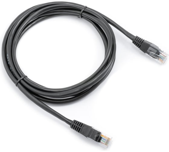 Изображение товара Кабель патч-корд А1 2 м., U/UTP, 5e, CCA, черный A1-LCU5E-2M-BK