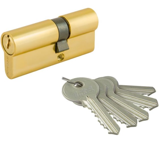 Изображение товара Цилиндровый механизм НОРА-М STD AL Л-70 40-30 золото 15321