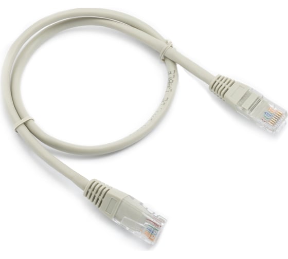 Изображение товара Кабель патч-корд А1 0.5 м., U/UTP, 5e, CCA, серый A1-LCU5E-0.5M