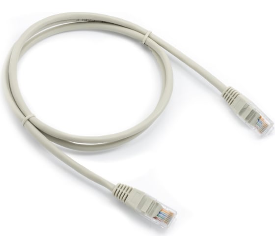 Изображение товара Кабель патч-корд А1 1 м., U/UTP, 5e, CCA, серый A1-LCU5E-1M