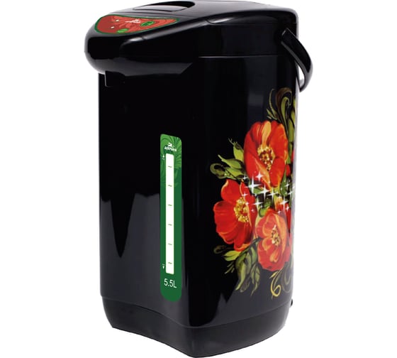 Изображение товара Чайник-термос Добрыня DO- 5.5 л, Маки 497