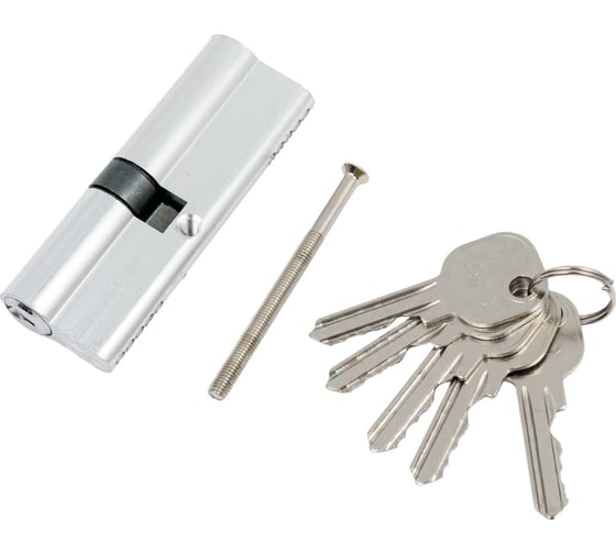 Изображение товара Цилиндровый механизм НОРА-М STD AL Л-90 50-40 хром 15328