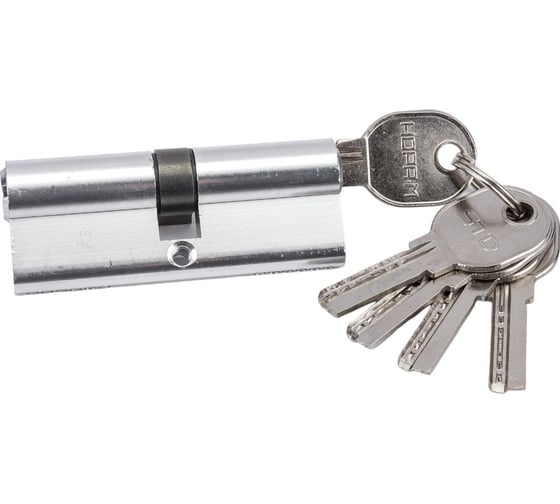 Изображение товара Цилиндровый механизм НОРА-М STD AL ЛП-80 40-40 хром 15539