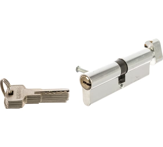 Изображение товара Цилиндровый механизм НОРА-М STD AL ЛПВ-90 45-45 хром 15542