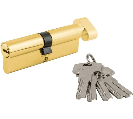 Изображение товара Цилиндровый механизм НОРА-М STD AL ЛПВ-90 45-45 золото 16561