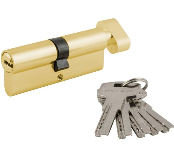 Изображение товара Цилиндровый механизм НОРА-М STD AL ЛПВ-80 40-40 золото 16560