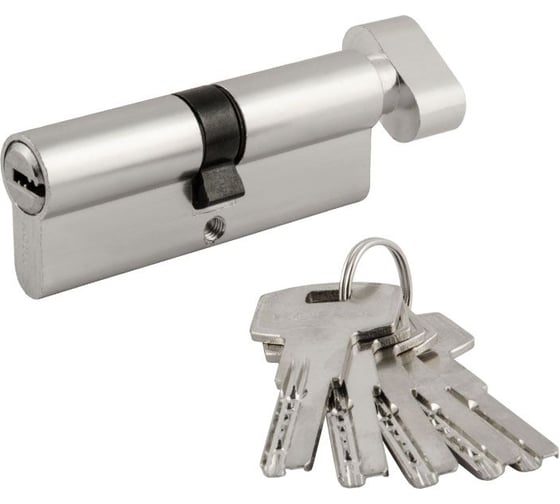 Изображение товара Цилиндровый механизм НОРА-М STD AL ЛПВ-80 40-40 хром 15541