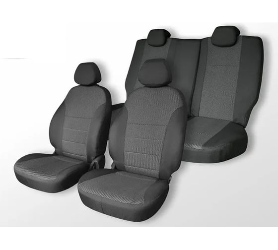 Изображение товара Чехлы на сиденья DEFLY Honda Stepwgn, 2001-2003, 5 мест, жаккард Hon3-5-2