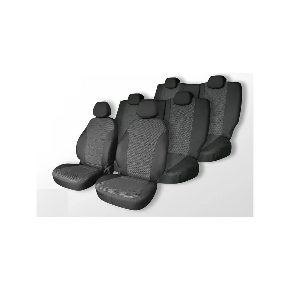 Изображение товара Чехлы на сиденья Toyota Land Cruiser J200 2007-2015 жаккард Ty40/7-2 7 мест