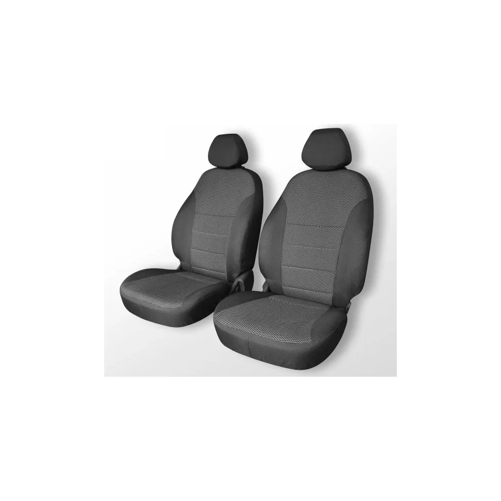 Изображение товара Чехлы на сиденья DEFLY Kia Rio 2016-2022 жаккард серо-черные