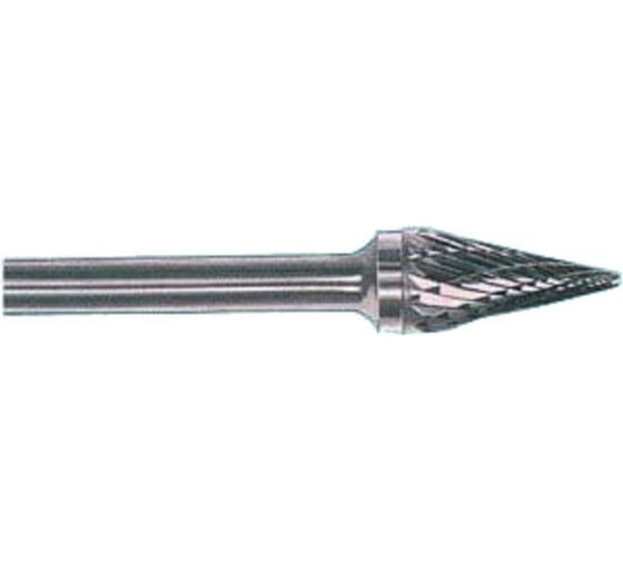 Изображение товара Бор-фреза твердосплавная коническая 6x13x3х48 мм, 14-градусов, Х-образная насечка М06 13x03 CNIC 59455