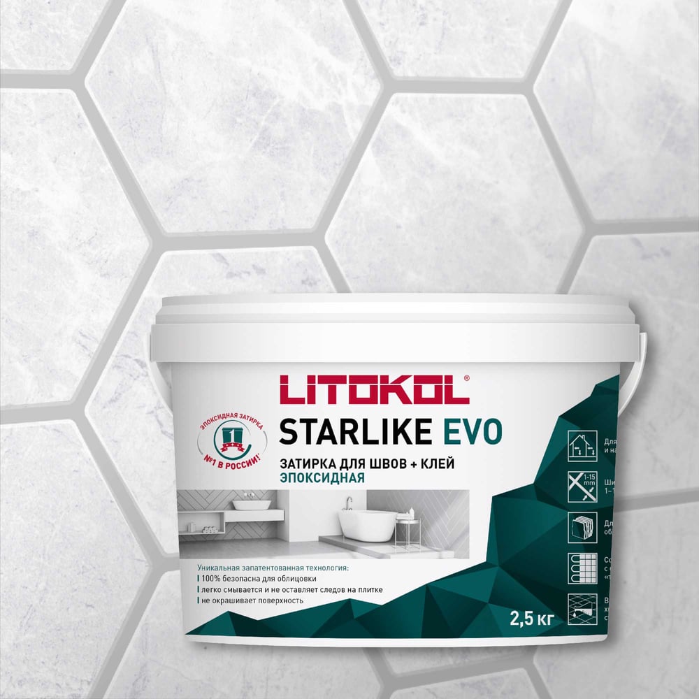 LITOKOL STARLIKE EVO S.105 BIANCO TITANIO