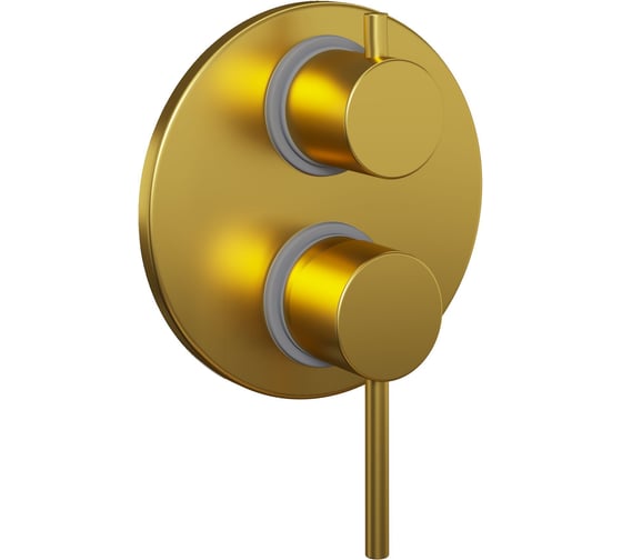 Изображение товара Смеситель встраиваемый для ванны и душа Cox, матовое золото, покрытие PVD 31567