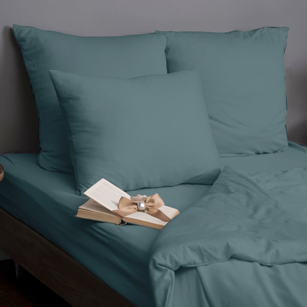 Изображение товара Набор из 2-х наволочек из трикотажа 50x70 см морская волна KUPU-KUPU