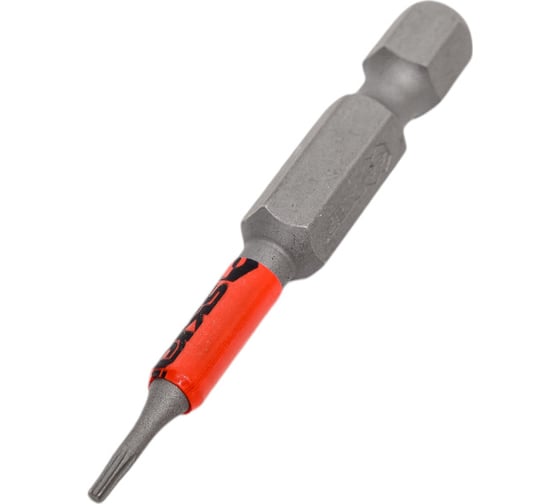 Изображение товара Биты торсионные красные TORX (10 шт; T5; 50 мм) SKRAB 43628