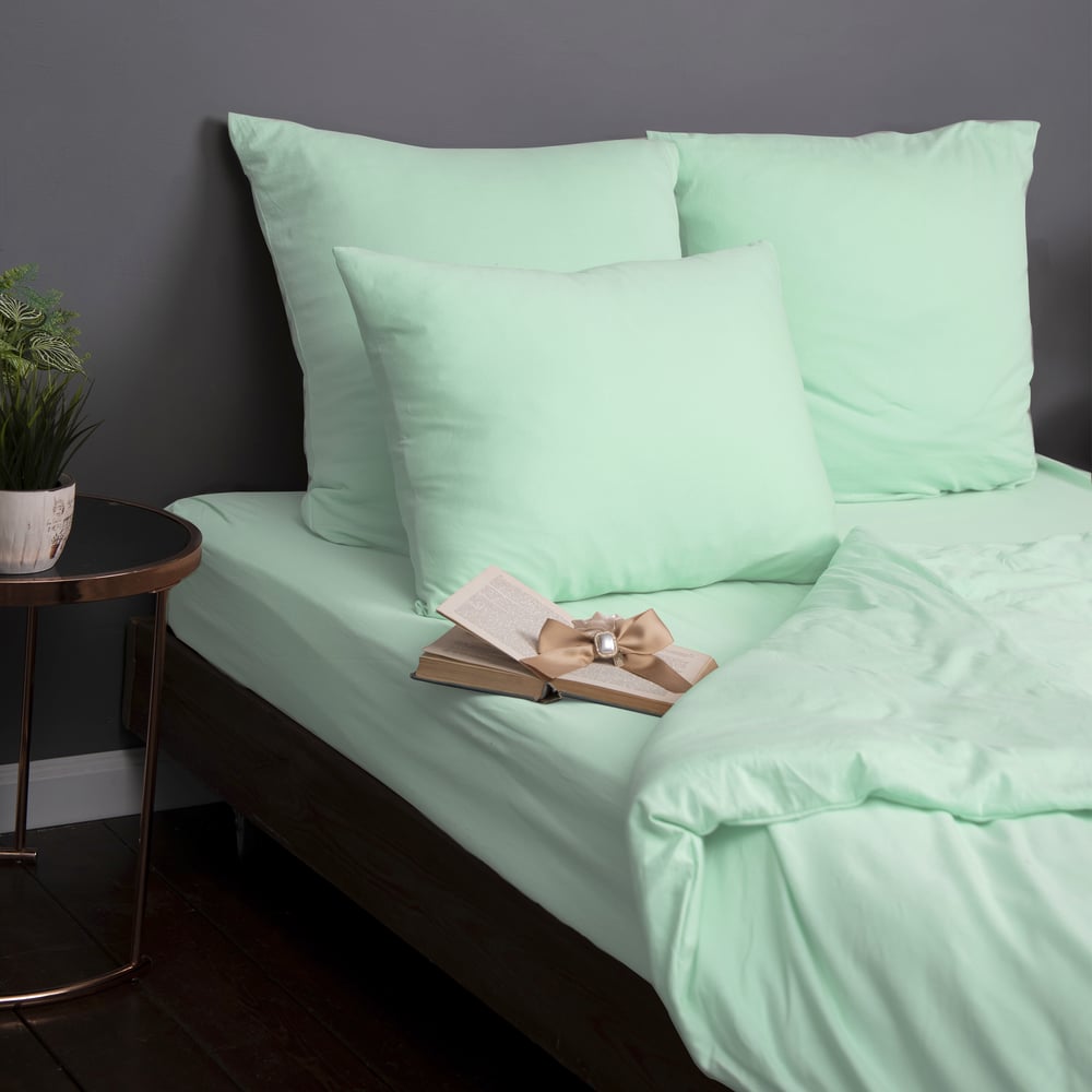 Изображение товара Набор из 2 наволочек к1пу-купу ВИОЛЕТТ 70x70 см мятный трикотаж