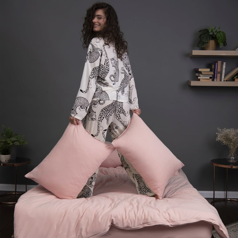 Изображение товара Набор из 2-х наволочек KUPU-KUPU VIOLETT 70x70 см розовый