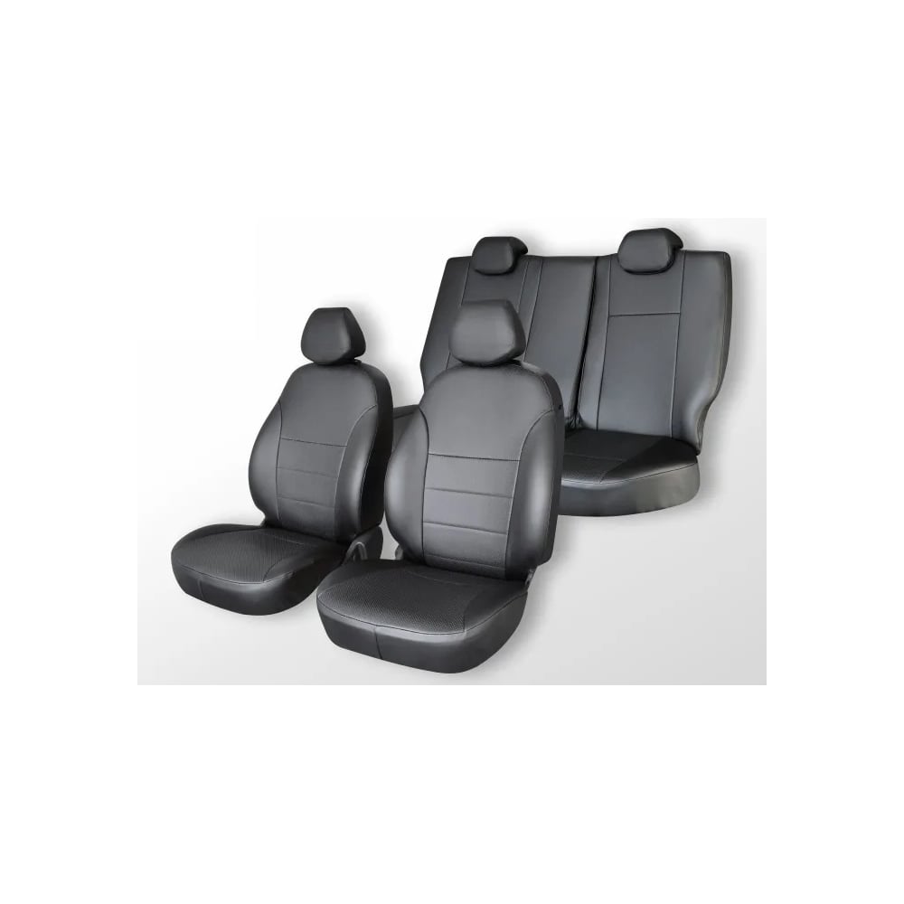 Изображение товара Чехлы на сиденья DEFLY Toyota Allex/Corolla Runx 2001-2006 экокожа черная