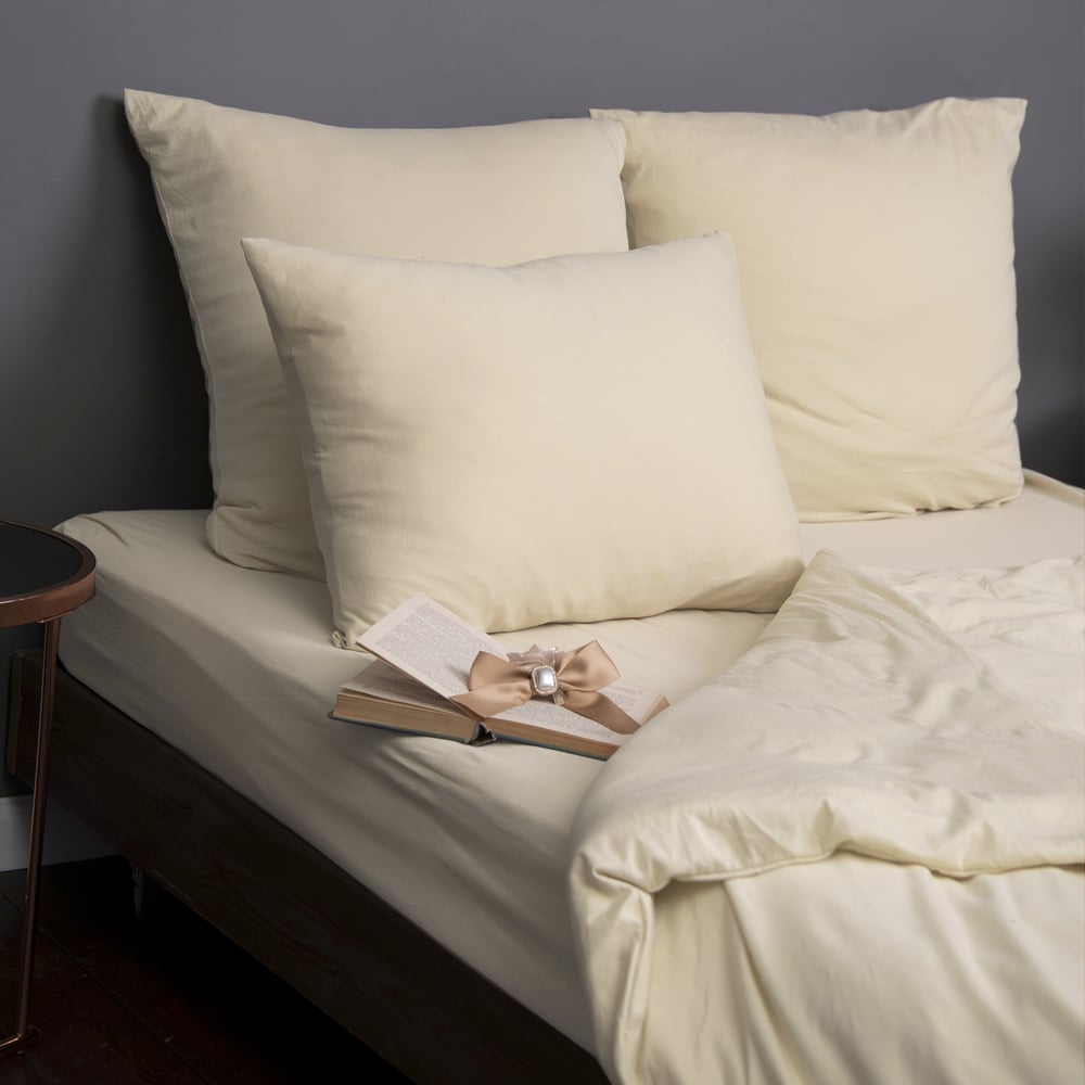 Изображение товара Набор из 2-х наволочек КУПУ-КУПУ VIOLETT 70x70 см трикотаж экрю