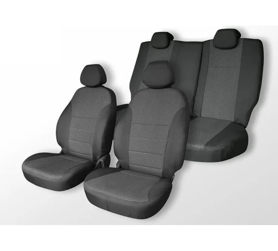 Изображение товара Чехлы на сиденья DEFLY Toyota Land Cruiser (J105), GX, 1998-2005, жаккард Ty17-2