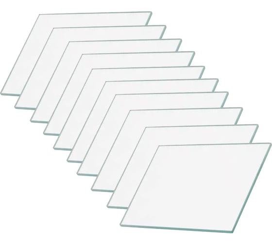 Изображение товара Стекло сменное покровное 110x90 мм, DIN0 C0 10 шт Оберон XL1109000.10